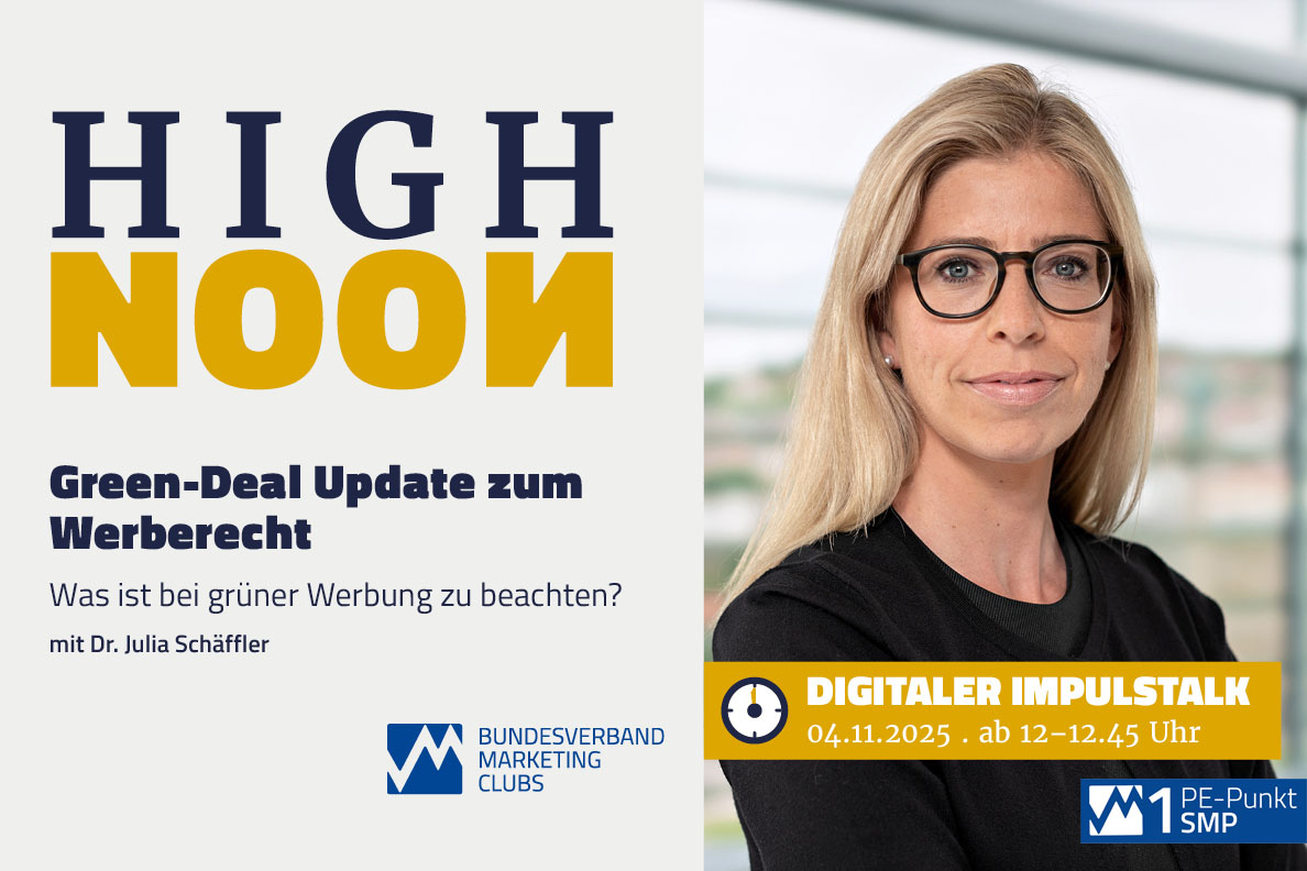 High Noon Vol. 7: Green-Deal zum Werberecht