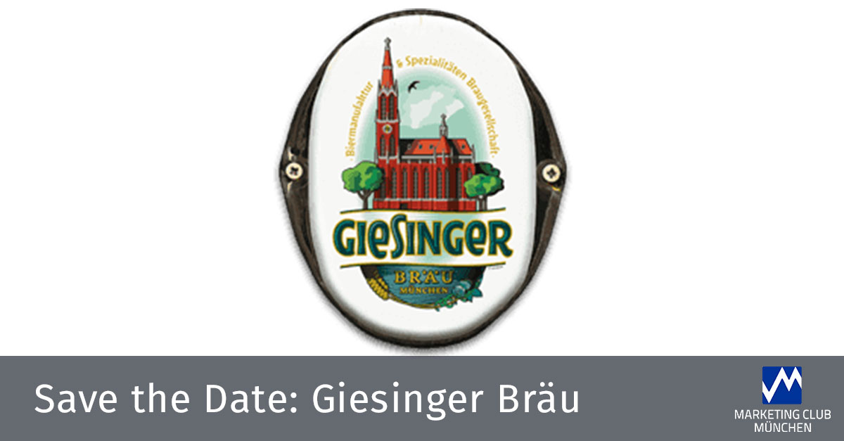 Save the date: Giesinger Bräu - Geschichte, Verkostung, Brauereiführung