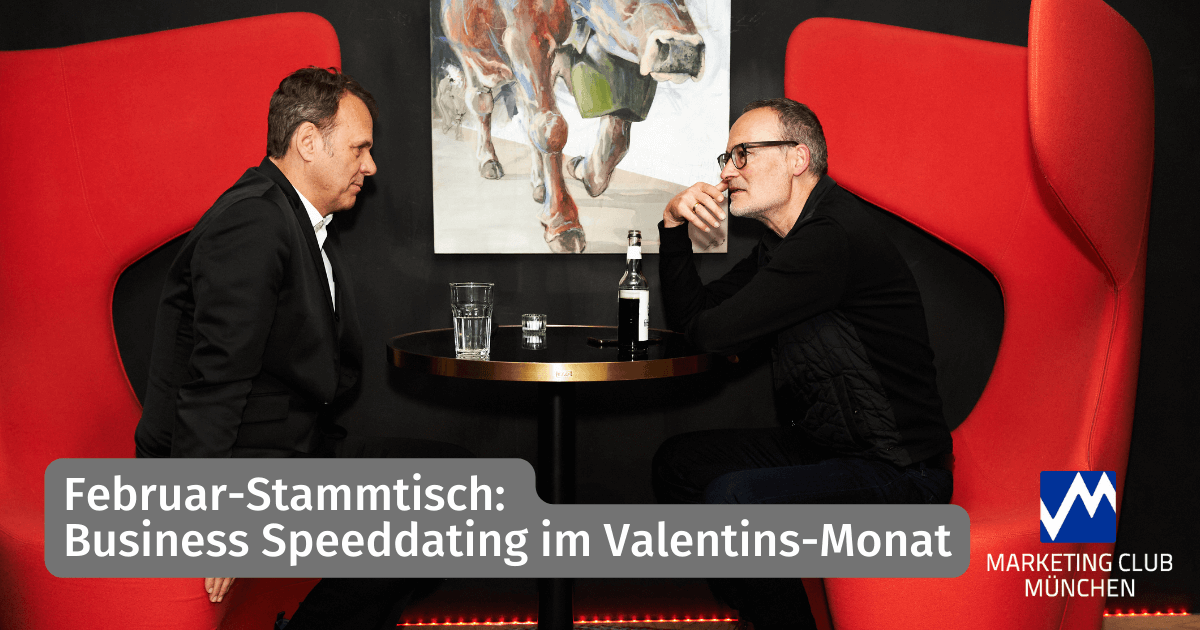 Februar-Stammtisch: Business Speeddating im Valentins-Monat